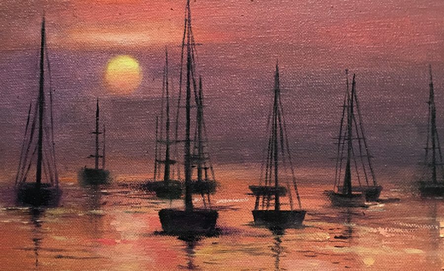 Boats at Sunset